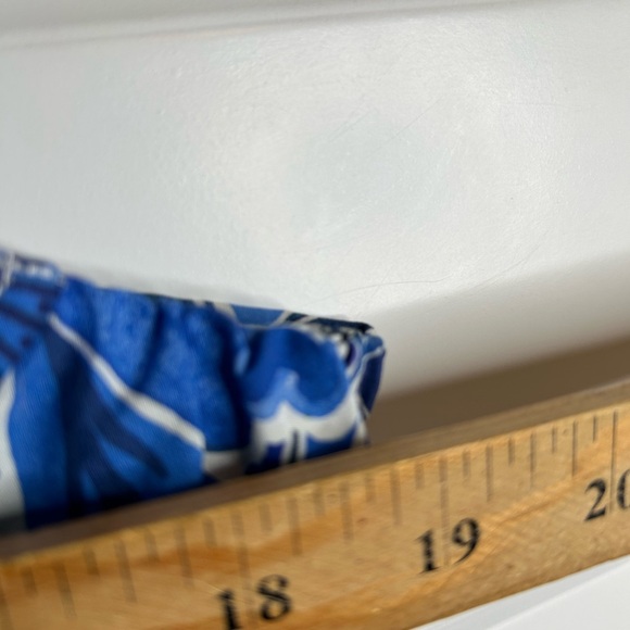 Farm Rio Women’s XL Tile Dream Sleeveless Maxi Dress Blue White Tropical 4164 - Picture 9 of 12